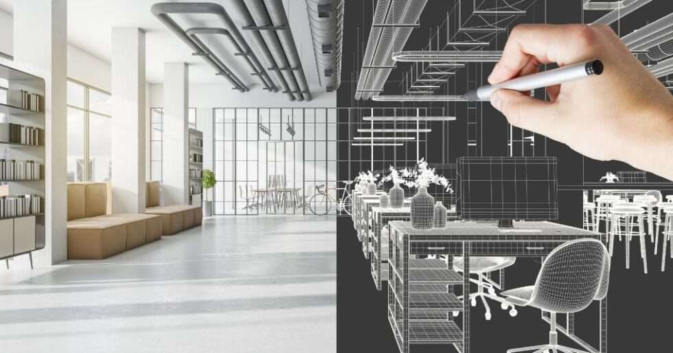 Yüksek çözünürlüklü iç mekan görseli, aydınlık ve estetik ofis alanı.